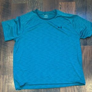 Under Armour Men’s Teal Performance Tech Short Sleeve Shirt